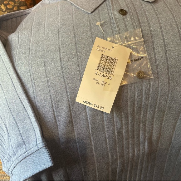Geoffrey Beene Polo Style Men’s Shirt, NWT, X-Large, great designer quality - Picture 3 of 5